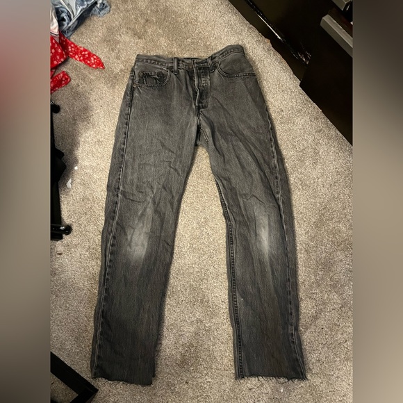 Vintage 501 Levi’s in faded black